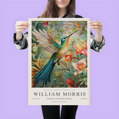 Hummingbird by William Morris poster 3