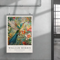 Hummingbird by William Morris poster 4