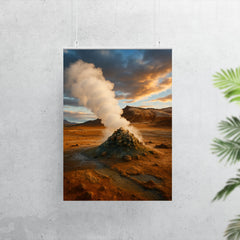 Hverir Namaskard Fumaroles Iceland poster 7