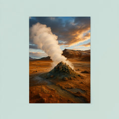 Hverir Namaskard Fumaroles Iceland poster 8