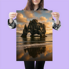 Hvitserkur Sea Stack Iceland poster 3