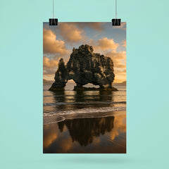 Hvitserkur Sea Stack Iceland poster 6