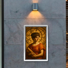 Hypatia beneath Alexandria astrolabe shadows poster 2