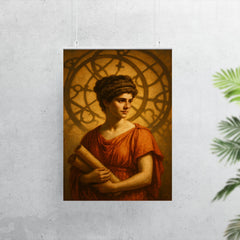 Hypatia beneath Alexandria astrolabe shadows poster 7