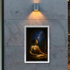 Hypatia in Alexandrian library starlight poster 2