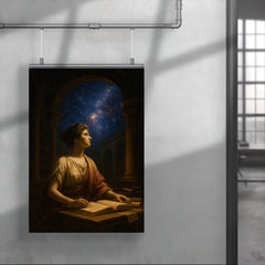 Hypatia in Alexandrian library starlight poster 4