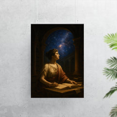 Hypatia in Alexandrian library starlight poster 7