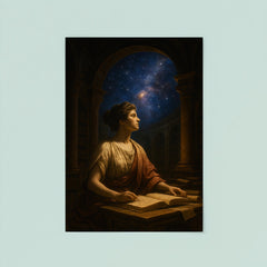 Hypatia in Alexandrian library starlight poster 8
