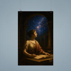 Hypatia in Alexandrian library starlight poster 9
