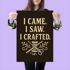 I came I saw I crafted  poster 3