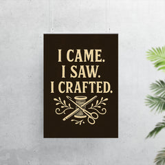 I came I saw I crafted  poster 7