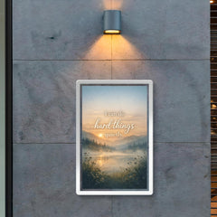 I can do hard things quietly poster 2