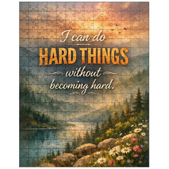 I can do hard things without becoming hard jigsaw puzzle