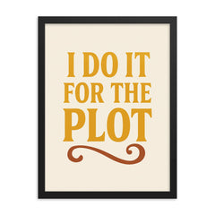I do it for the plot framed print on a plain backdrop in size 18"x24".