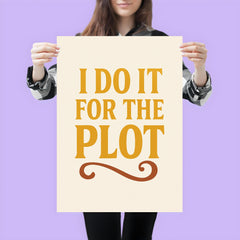 I do it for the plot poster 3