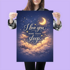 I love you more than sleep poster 3