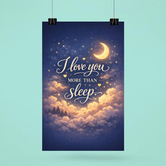 I love you more than sleep poster 6