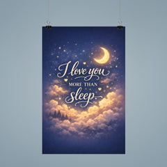 I love you more than sleep poster 9