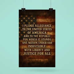 I pledge allegiance to the United States of America quote poster 6