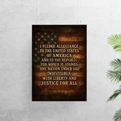 I pledge allegiance to the United States of America quote poster 7