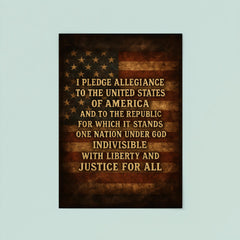 I pledge allegiance to the United States of America quote poster 8
