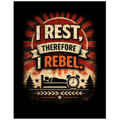 I rest therefore I rebel jigsaw puzzle