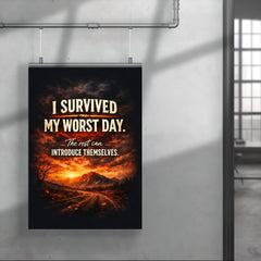 I survived my worst day The rest can introduce themselves poster 4