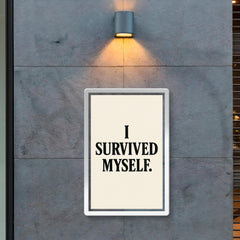 I survived myself poster 2