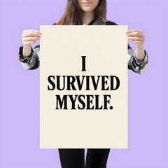 I survived myself poster 3