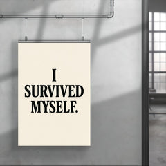 I survived myself poster 4