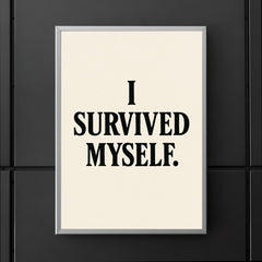 I survived myself poster 5