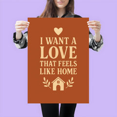 I want a love that feels like home poster 3