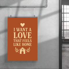 I want a love that feels like home poster 4