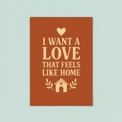 I want a love that feels like home poster 8