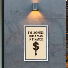 I'm looking for a man in finance poster 2