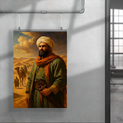 Ibn Battuta before caravan crossing the Sahara poster 4