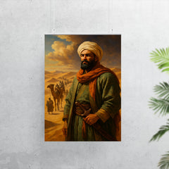 Ibn Battuta before caravan crossing the Sahara poster 7