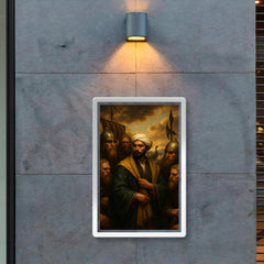 Ibn Fadlan among Volga Rus traders poster 2