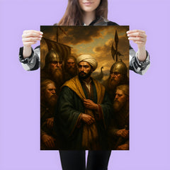 Ibn Fadlan among Volga Rus traders poster 3