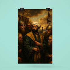 Ibn Fadlan among Volga Rus traders poster 6