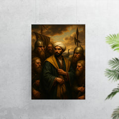 Ibn Fadlan among Volga Rus traders poster 7