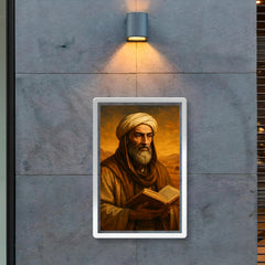 Ibn Khaldun desert scholar portrait poster 2
