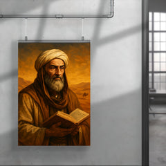 Ibn Khaldun desert scholar portrait poster 4