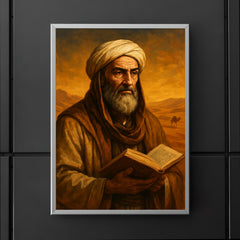 Ibn Khaldun desert scholar portrait poster 5