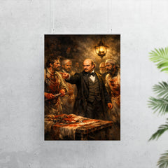 Ignaz Semmelweis confronting bloodstained doctors poster 7