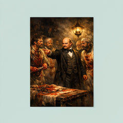 Ignaz Semmelweis confronting bloodstained doctors poster 8