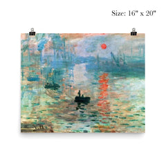 Impression by Claude Monet poster 2