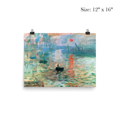Impression by Claude Monet poster 3