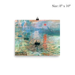 Impression by Claude Monet poster 4