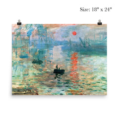 Impression by Claude Monet poster 5